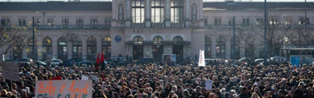 Хиљаде људи у Хрватској марширало против крајње деснице