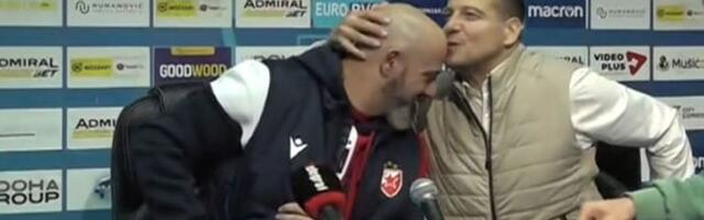 "Ljubi Bog Dekija svog": Nenad Lalatović na sjajan način započeo konferenciju, "uzvratio" poljubac Stankoviću