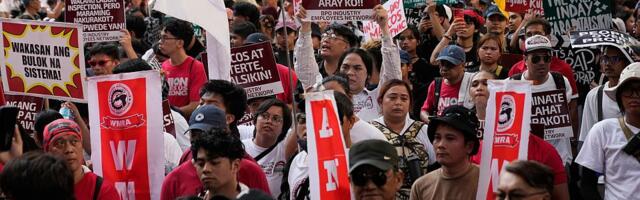 U Manili velike demonstracije zbog korupcije i fantomskih radova za sprečavanje poplava