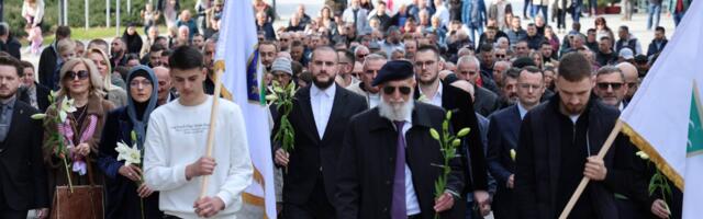 Ministar Zukorlić na komemorativnoj šetnji “Štrpci bez mezara” u Prijepolju