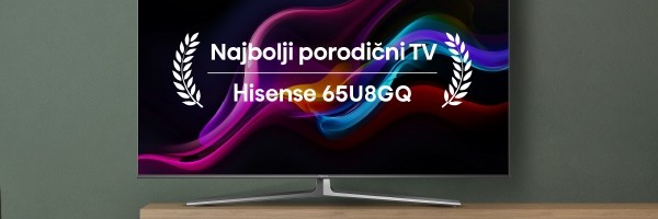 Hisense 65U8GQ TV uređaj dobio je prestižnu EISA nagradu koju dodeljuju vodeći stručnjaci iz oblasti potrošačke elektornike