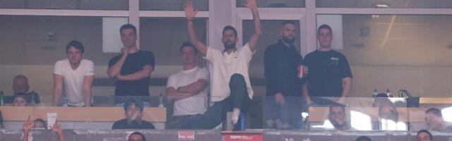 Baš voli Evroligu: Novak posle Beograske arene u loži OAKA arene (VIDEO)