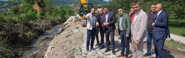 Predstavnici ministarstva posetili poplavljeni deo Lužničke doline