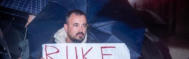 Protest u Podgorici zbog masovnog ubistva na Cetinju