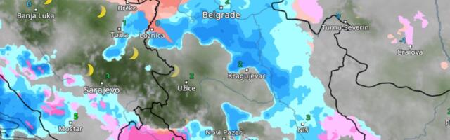 (MAPE) POGLEDAJTE KAKO ĆE SE SUTRA LEDENI SCENARIO KRETATI PO SATIMA Zima ulazi u najjaču fazu: Mraz od -16 samo što nije, Batut i RHMZ dali DETALJNE PREPORUKE