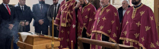 Парастос жртвама Сремског фронта у храму Светог кнеза Стефана Штиљановића