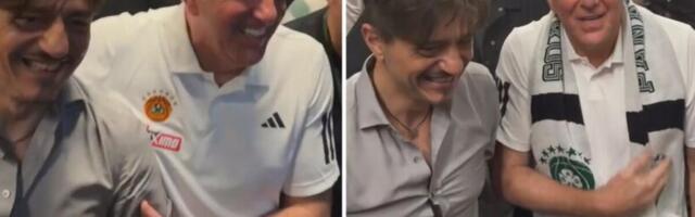 Željko zagrlio gazdu, pa nastao opšti haos: "Gospodar prstenova" veseo sa velikim kezom slušao skandiranje! (VIDEO)