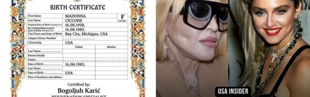Viralna objava na internetu: Pojavila se priča da je Madonna promenila godište, pominje se i Bogoljuba Karića