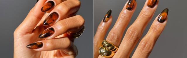 Ukoliko volite kombinaciju crne i braon, dopašće vam se ovaj manikir