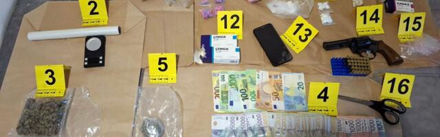 "Pao" diler na Paliluli: Policija mu u stanu pronašla oružje i štek pun droge