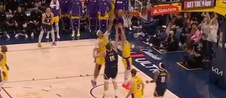 OVAKO NEŠTO MOŽE SAMO JOKIĆ! Lejkersi zapretili, Nagetsi izgubili kontrolu, a onda... Srbin pravi svoj šou! Preleteo je Dončića i stavio tačku na meč! (VIDEO)