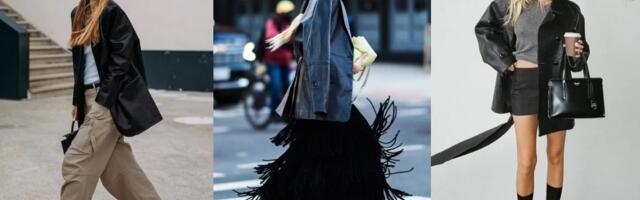 Kako nositi kožni blejzer leti: 3 street style rešenja