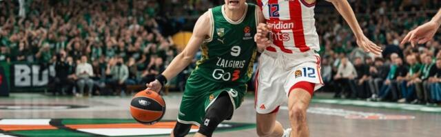 ZVEZDA DOBRO KRENULA, PA STALA Žalgiris ima vođstvo posle prve deonice! Prvi minuti za Petruševa (FOTO)