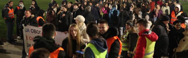 Kragujevac večeras u znaku studenata – Odavde sve počinje (VIDEO)