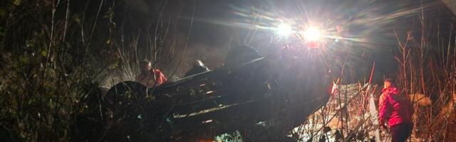 Vozilo sletelo s nedovršenog nadvožnjaka, GSS izvlačio vozača: Teška nesreća kod Donje Golubinje