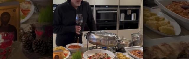 ČEDA JOVANOVIĆ I ACA KOS OTKRILI DEO SVOJE INTIME! U dom gde zajedno žive spremili gozbu za Badnje veče: Na stolu nema čega nema, ovako nešto se retko viđa