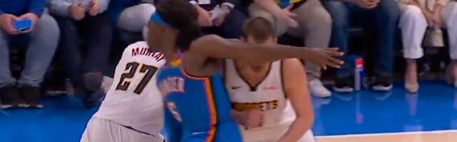 Dort nokautirao Jokića! Uzaludan tripl-dabl Nikole, Tanderi "prebili" Denver uz presudu Šeja /VIDEO/