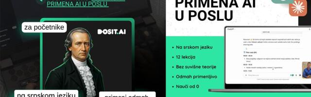 AI NOVITET OSVAJA LJUDE U SRBIJI: Domaća platforma uči kako da uz AI radite brže i lakše nego ikad, prepoloviće vam posao