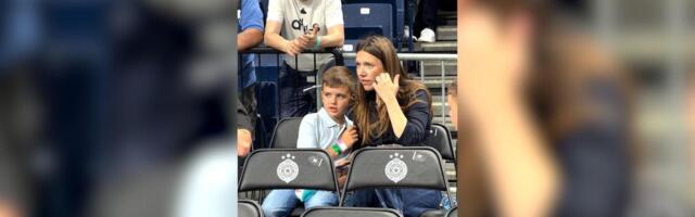 Žena i sin Edina Avdića večeras bodre Partizan!
