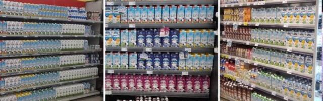 (FOTO) NE PANIČITE! Rafovi trgovinskihlanaca u Srbiji puni mleka!