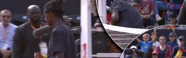 SKANDAL U FRANCUSKOJ - TENISER RAZLUPAO REKET O SUDIJSKU STOLICU! Šveđanin ekspresno DISKVALIFIKOVAN (VIDEO)