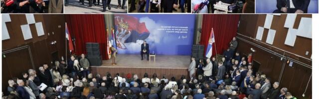 VUČIĆ U TOPLIČKOM OKRUGU: Pozvaćemo ljude u Srbiji da se mirnim i demokratskim putem suprotstavimo nasilju, drugačije ne znamo (VIDEO)