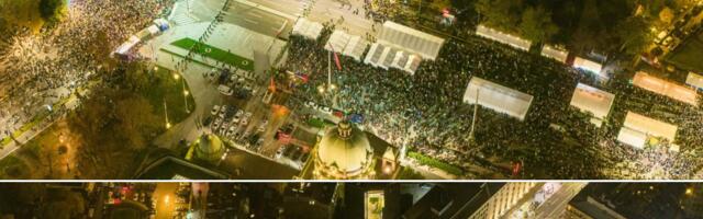 AJS: MUP dezinformisao javnost, ispred skupštine bilo oko 14.000 ljudi