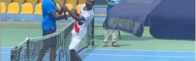 Frka na teniskom turniru u Gani: Prvi nosilac teško podneo poraz, pa ošamario rivala (VIDEO)