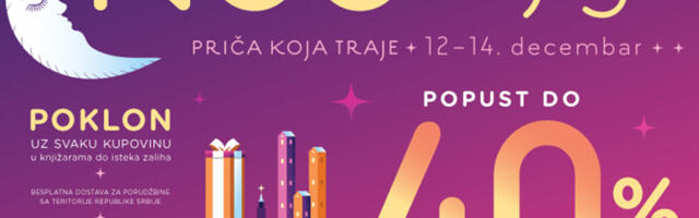 Noć knjige od 12. do 14. decembra: I ovog puta važe neverovatni popusti!