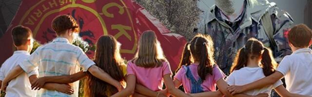 STRAVIČNE SCENE! DA LI JE OVO REALNO? Albanska deca paradiraju u uniformama OVK! (FOTO)