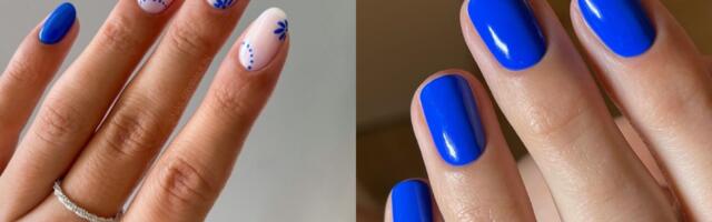 Plavi nokti: 7 cool manikira sa morskim povetarcem