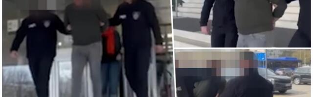 POGLEDAJTE KAKO JE UHAPŠEN VLASNIK FIRME IZ SURČINA ZBOG MILIONSKE PREVARE! Započeo građenje kuća i ljude ostavio bez domova! (video)