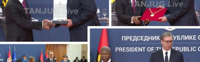 "TO JE ORDEN KOJI PRIPADA CELOJ NAŠOJ ZEMLJI!" Predsednik Vučić odlikovan Ordenom Agostina Neta za veliko prijateljstvo (FOTO, VIDEO)