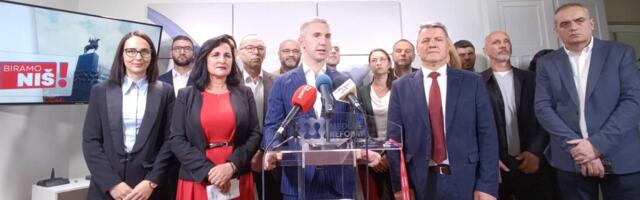 Predstavljena opoziciona lista "Biramo Niš", kandidat za gradonačelnika Đorđe Stanković