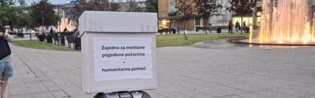 Na humanitarnim blokadama do sada prikupljeno više od 560.000 dinara za ugrožene u požarima