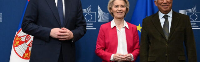 Vučić sa večere sa Fon der Lajen i Koštom: “Fokus na energetskoj bezbednosti i stabilnosti Srbije”