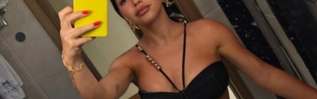 CRNA ČIPKA SE PROVUKLA, MUŠKARCI OSTALI BEZ TEKSTA! Aleksandra Mladenović pokazala brutalnu figuru, svi GLEDAJU U OVAJ DETALJ! (FOTO)