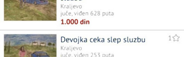 Svi dele oglas Kraljevčanina koji prodaje najluđe slike