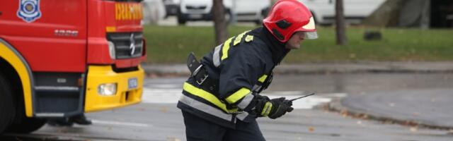 DRAMA kod beogradskog aerodroma: Zapalilo se teretno vozilo na auto-putu