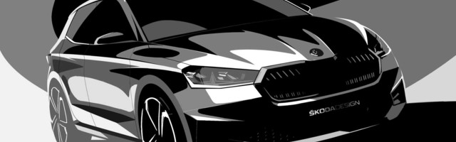 Oficijelni skečevi nove Škode Fabije + FOTO