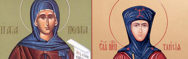 ONE SU BILE GREŠNICE, ALI SU SE POKAJANJEM VINULE U CARSTVO NEBESKO: Obeležavamo Prepodobnu Pelagiju i Prepodobnu Taisu