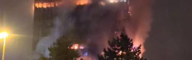 Simbol Zagreba u plamenu (FOTO, VIDEO)