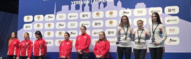 JOŠ JEDNA BRONZA: Srpska ženska ekipa puškom treća u Evropi