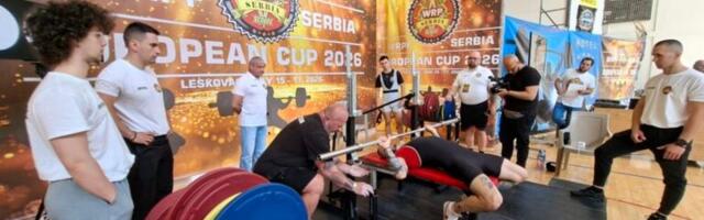 U Leskovcu Evropski kup u powerliftingu, 150 takmičara iz 15 zemalja