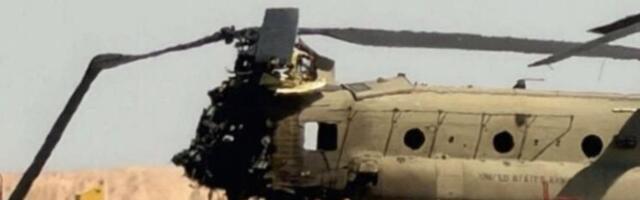 OVO JE AMERIČKI HELIKOPTER KOJI SU OBORILI IRANCI: Direktno pogođen dronom-kamikazom, nije bilo žrtava! (FOTO)