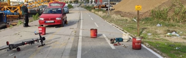 NE MARE Za opasnu prepreku za bicikliste kod Gazele