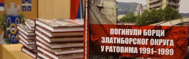 У  Прибоју промовисана мнографија Погинули борци Златиборског округа у ратовима 1991. до 1999. године