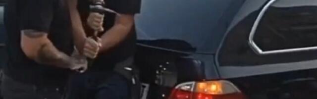 Sukob vozača kod Sajma, sevali palica i čekić (VIDEO)