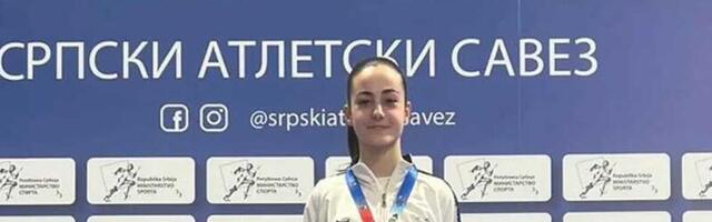 Dunja Eremić osvojila zlatnu medalju na prvenstvu Srbije u atletici