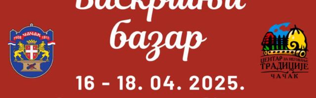 Trodnevni Vaskršnji bazar na Gradskom trgu